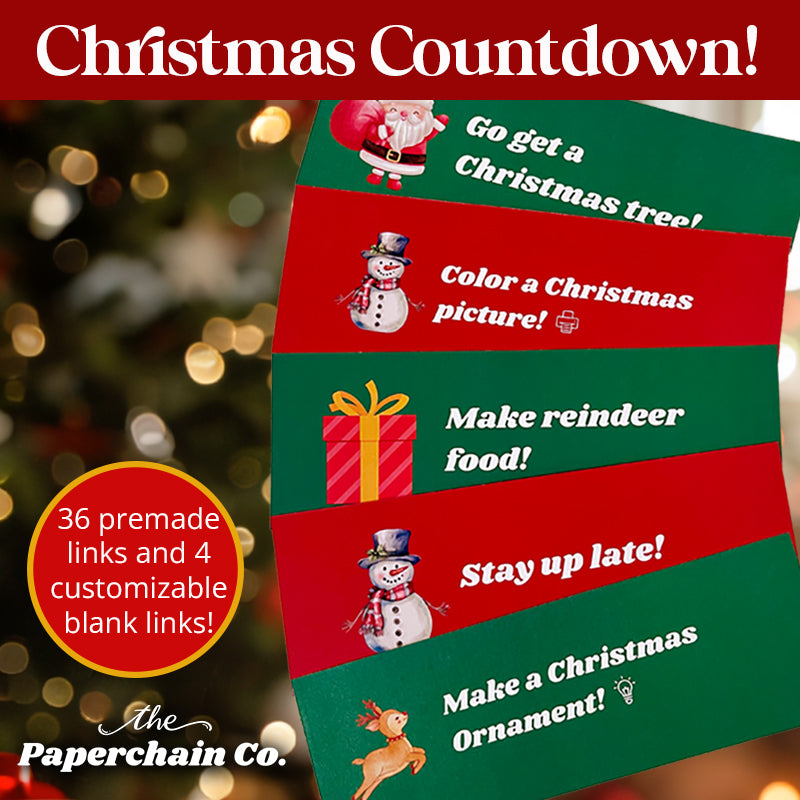 Paperchain Christmas Countdown